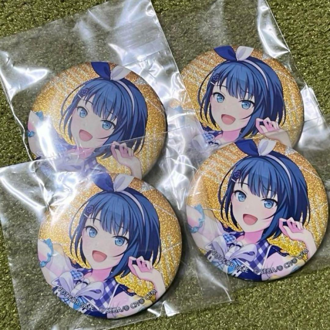 プロセカ 桐谷遥 グリッター 特典缶バッジ 4個 プロジェクトセカイ