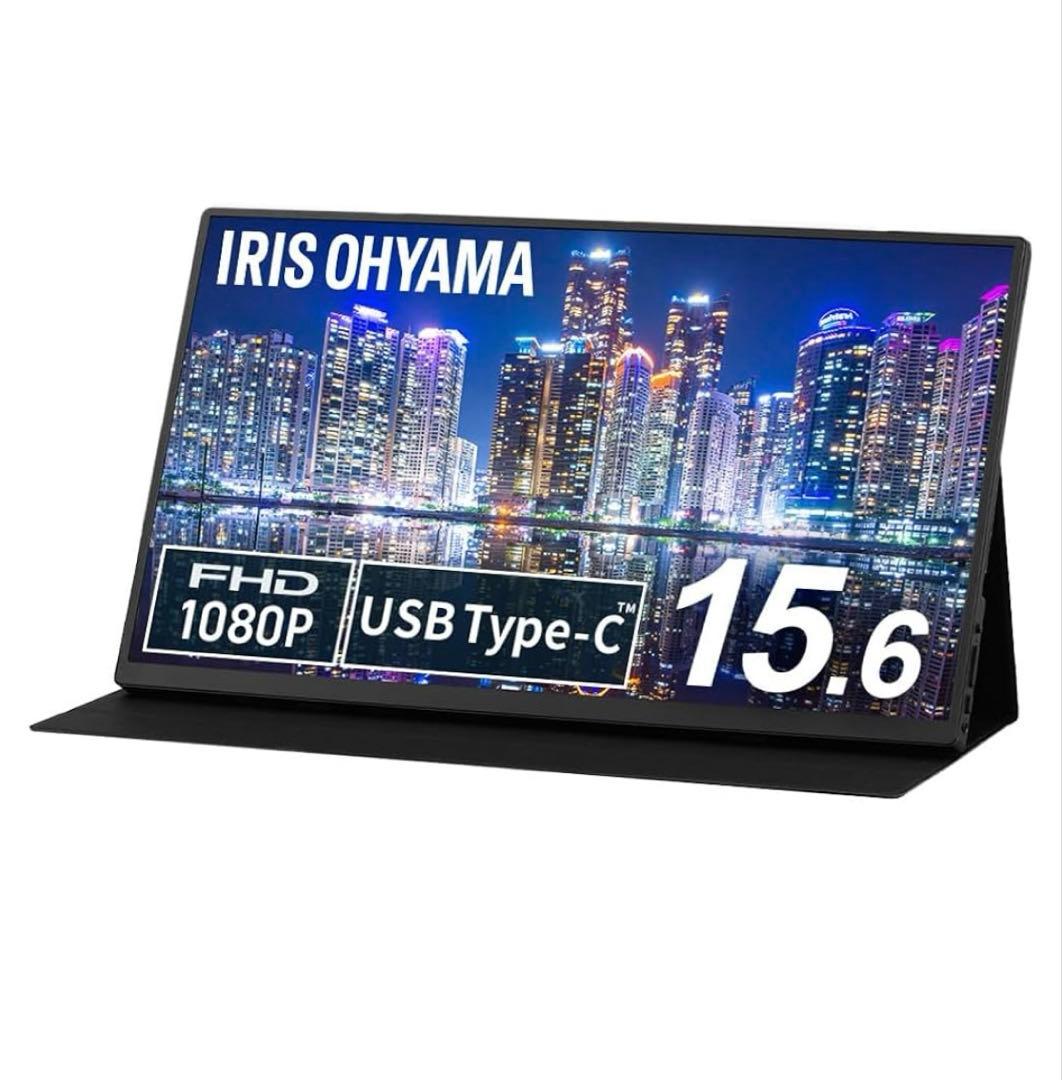 261512 アイリスオーヤマ ポータブルモニター 15.6inch FHD
