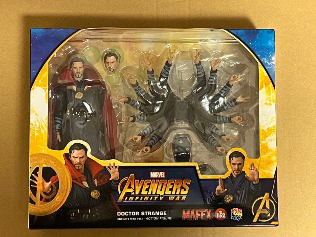 開封品　MAFEX ドクターストレンジ アベンジャーズ インフィニティ・ウォー Amazon.co.jp: TAMASHII NATIONS S.H.フィギュアーツ アベンジャーズ