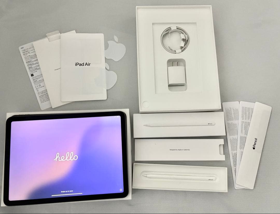 【期間限定】Apple iPad Air 本体 256GB+Pencil+充電器 Apple iPad Air 13インチ Wi-Fi+Cellular 256GB 2024年春モデル MV6X3J