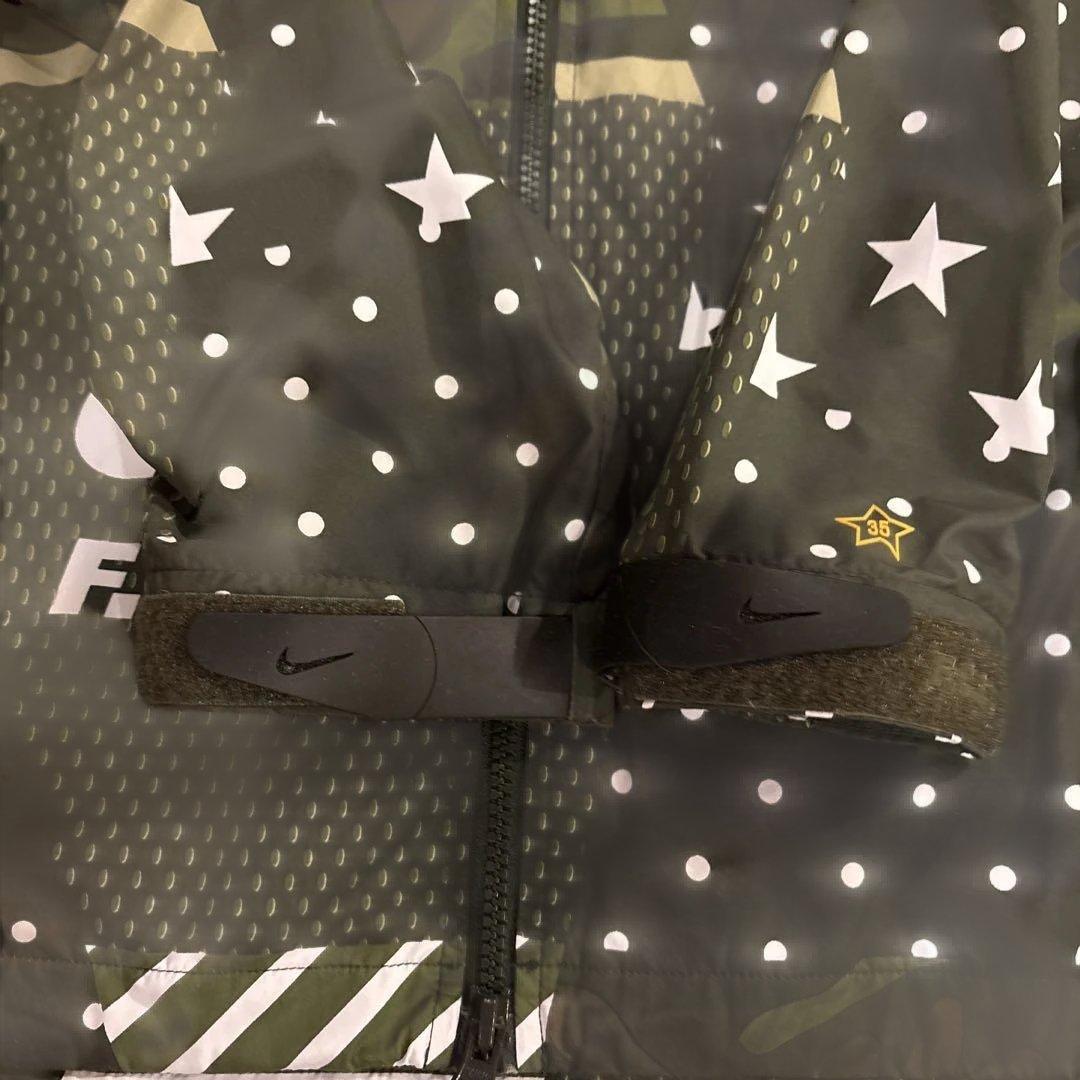 NIKE F.C.R.B ナイロンジャケット M 迷彩柄 カモフラ NIKE 星 - メルカリ