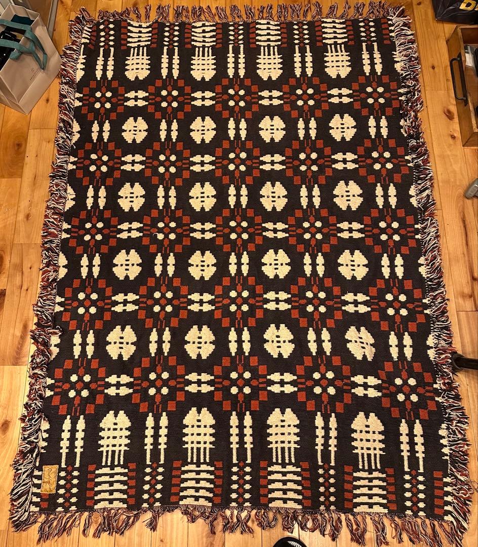 【最終価格】ACME Furniture overshot rug ラグ Amazon｜ACME Furniture OVERSHOT RUG NV/RD 200*200 ラグマット