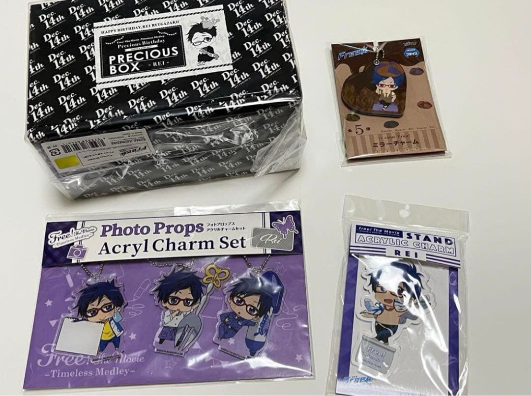 Free! 竜ヶ崎怜　Birthday 缶バッジ　推しキャラBOX まとめ売り Free ハイ スピード 竜ヶ崎怜 ライブビューイング 特典 缶バッジ