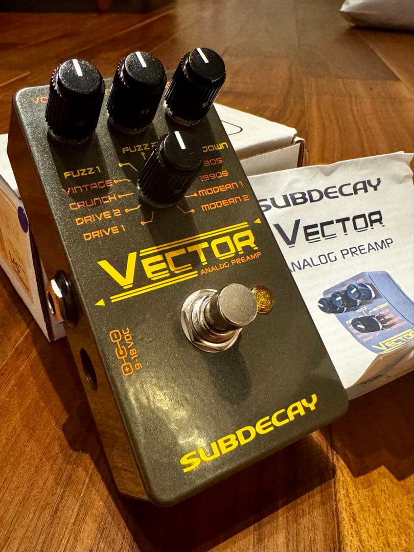 SUBDECAY VECTOR オーバードライブ ファズ エフェクター Subdecay Vector Review - Premier Guitar