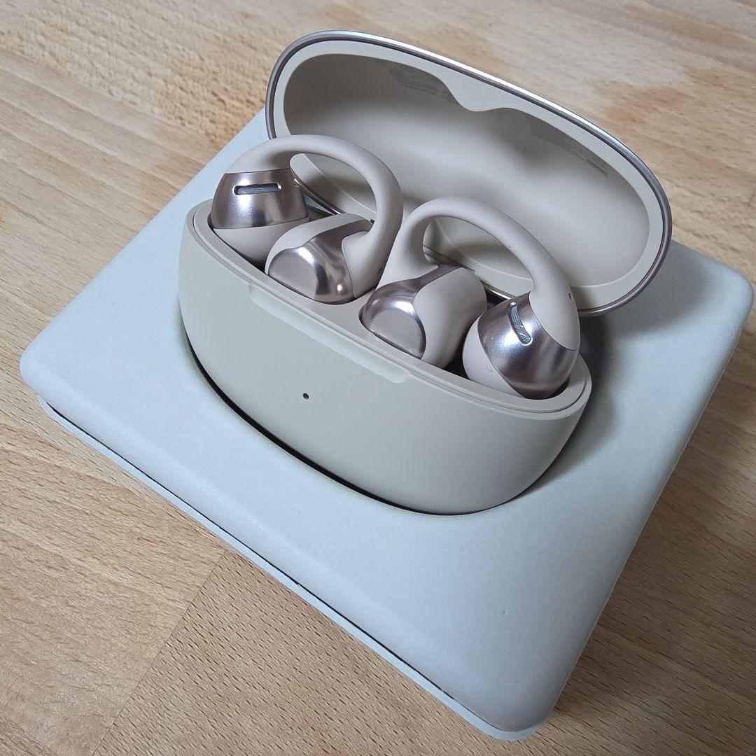 shokz OpenDots ONE イヤーカフ ワイヤレスイヤホン Shokz初のイヤーカフ型イヤホン「OpenDots ONE」が登場。Dolby Audio