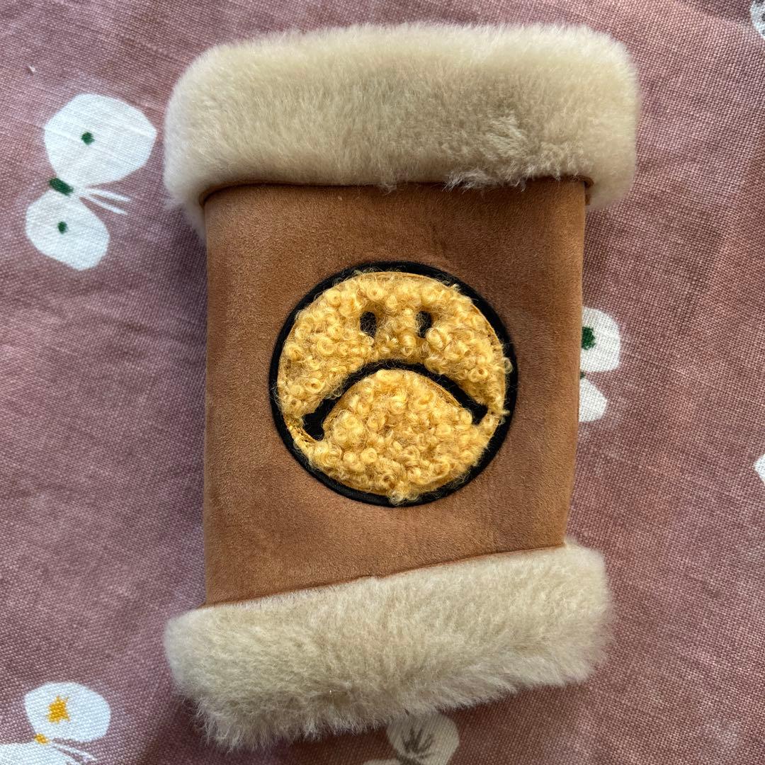 AGNELLE スエードファーアームカバー　スマイル　H.P.FRANCE