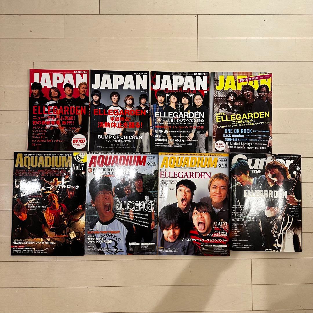 ELLEGARDEN エルレガーデン 細美武士 表紙雑誌 細美武士 エルレガーデン 切り抜き ロッキンオンジャパン 2006年1月号