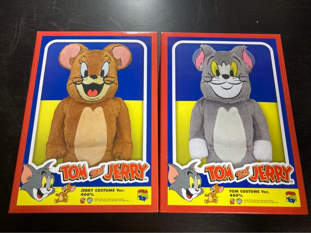 BE@RBRICK TOM AND JERRY COSTUME 400％ フワフワな手触りが楽しい！『トムとジェリー』のBE@RBRICKが