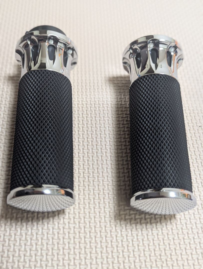 OGF アレンネス ハーレー グリップ　スポーツスター　XL1200 アレンネス ディープカット・グリップ ブラック ケーブル車用 07-132