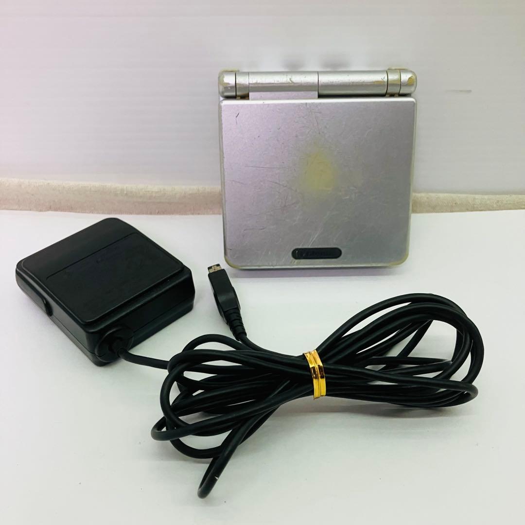 GBAハード ゲームボーイアドバンスSP 本体 プラチナシルバー - メルカリ