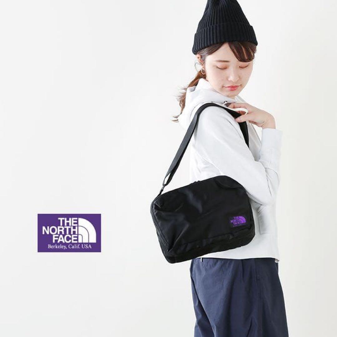 ノースフェイス パープルレーベル ショルダー ブラック　リモンタ　NN7916N THE NORTH FACE PURPLE LABEL LIMONTA®Nylon Shoulder Bag NN7916N K