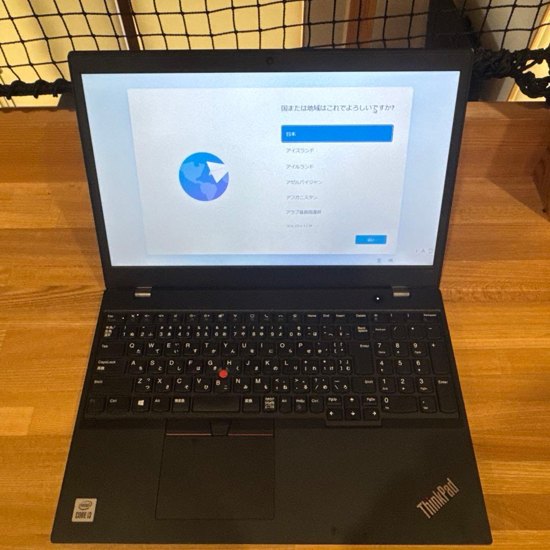 ThinkPad L15 Intel Core i3 15インチ ThinkPad L15 Gen 3 (15