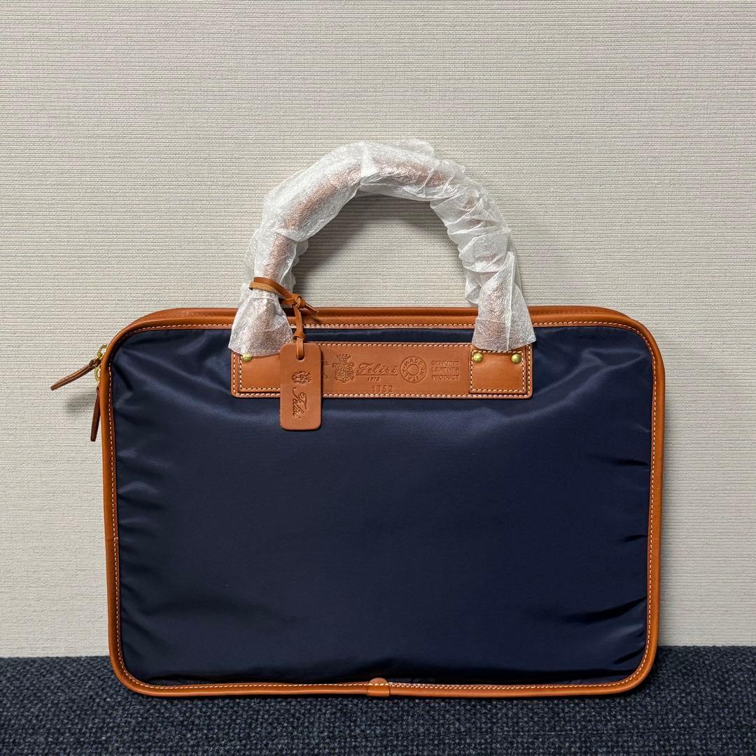 [新品未使用/ 定価¥60,500] Felisi 本革 ネイビービジネスバッグ 2026年最新】Felisi カラー：ネイビー系 ビジネスバッグの人気アイテム