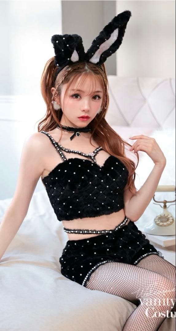 バニーガール コスプレ衣装 ブラック Amazon.co.jp: [LTAKK] バニーガール コスプレ うさぎ 黒 可愛い