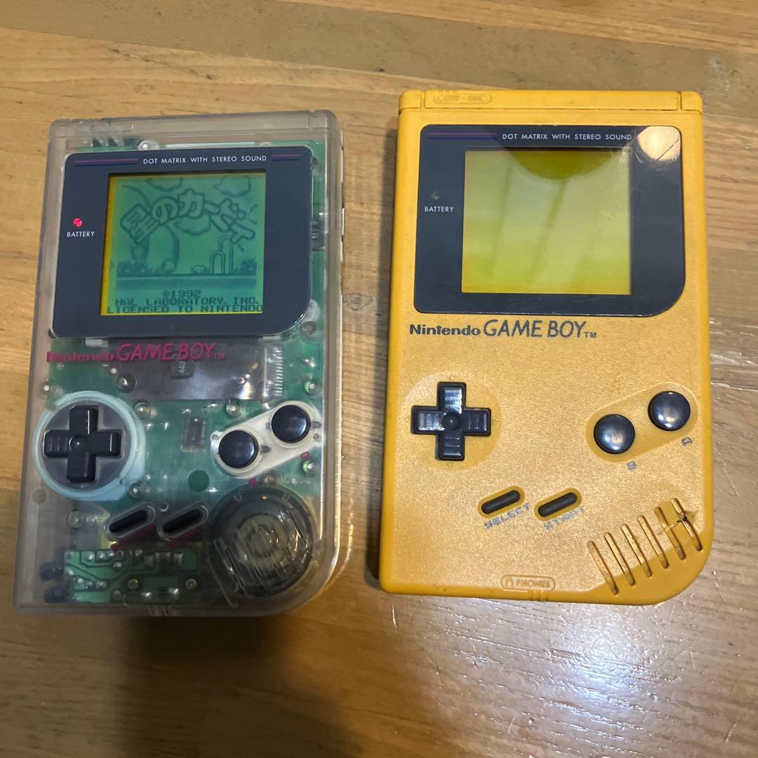 初代　ゲームボーイ　本体　スケルトン　電池カバーありません。 初代 ゲームボーイ 本体 スケルトン 電池カバーありません。 初代