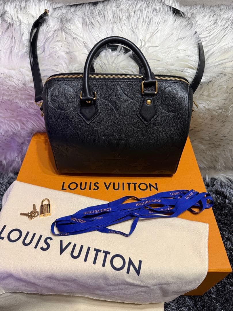 確実正規品【極美品】ルイヴィトン スピーディ•バンドリエール 25 ノワール ルイ ヴィトン Since1854 LOUIS VUITTON Since1854 スピーディバンド