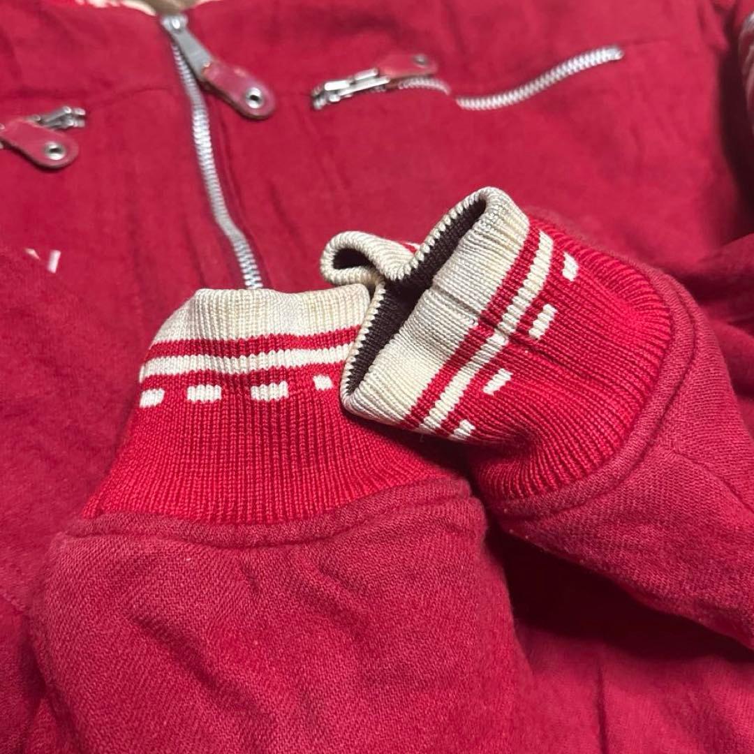 POSH BOY コーデュロイ ウールスタジャン リバーシブル 中綿入り