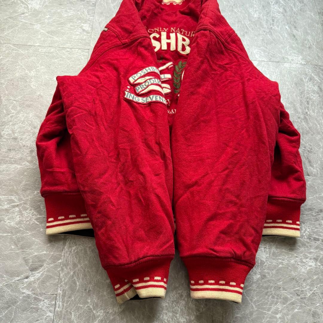 POSH BOY コーデュロイ ウールスタジャン リバーシブル 中綿入り