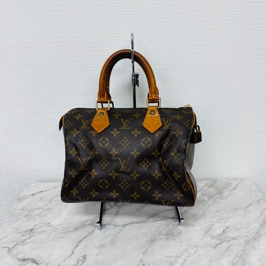 ✨ヴィトン✨LV✨スピーディ25✨モノグラム✨パドロック付き✨ハンドバッグ✨ ルイヴィトン LOUIS VUITTON スピーディ25 モノグラム ハンドバッグ