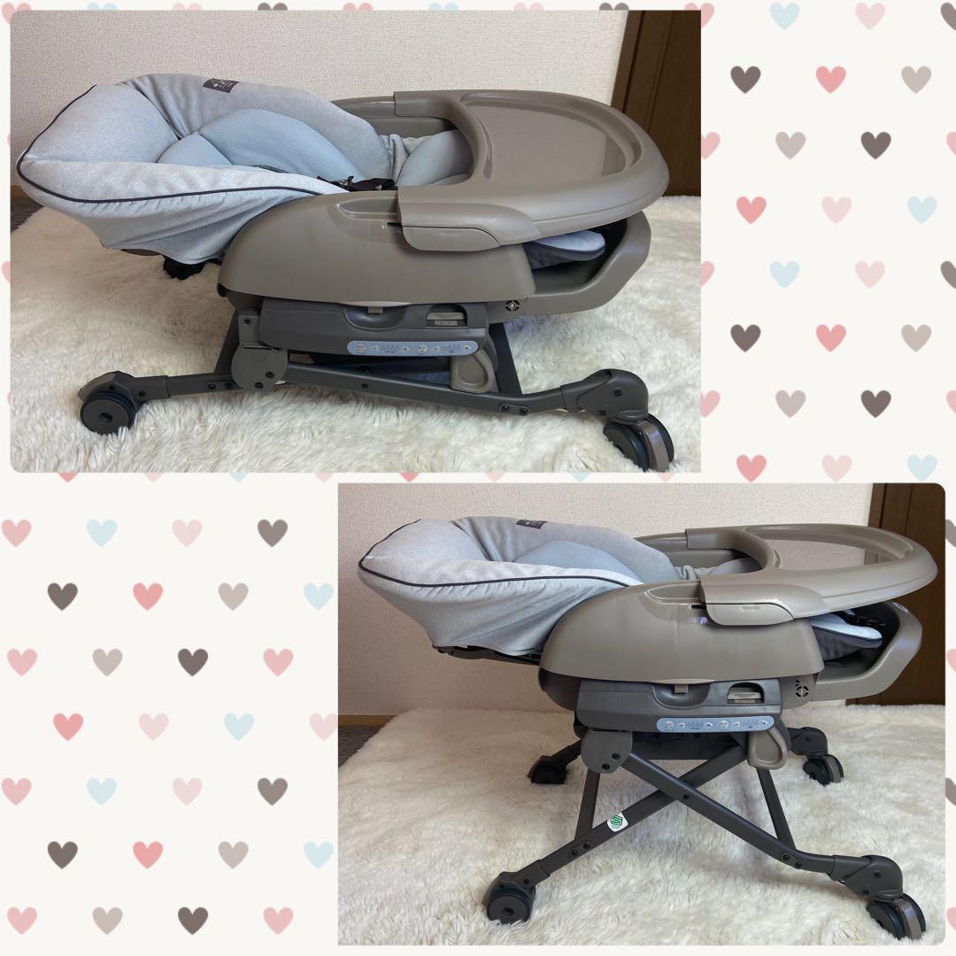 《極美品》 Combi コンビ ネムリラ AUTO SWING ミントグレー