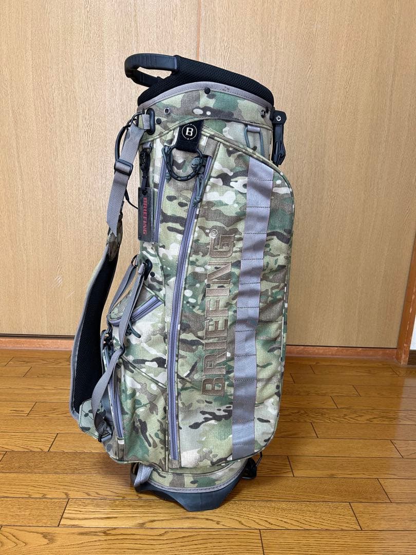 BRIEFING CR-4 マルチカム　 ショルダー2本付き BRIEFING（ブリーフィング） 特典付 キャディバッグ コヨーテ