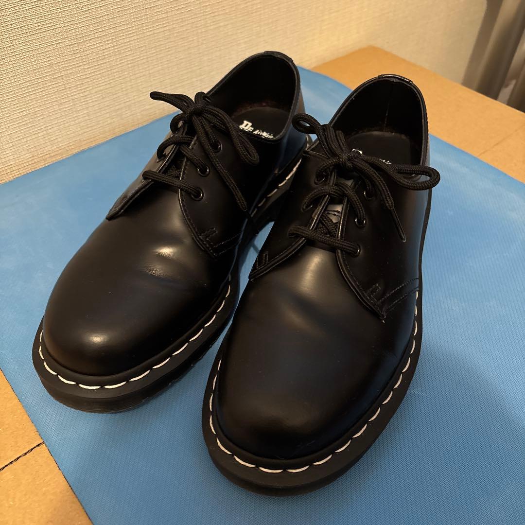 ホワイトステッチ3 ホールシューズ　ドクターマーチンUK7、26.0 楽天市場】Dr.Martens ドクターマーチン レザーシューズ 3ホール