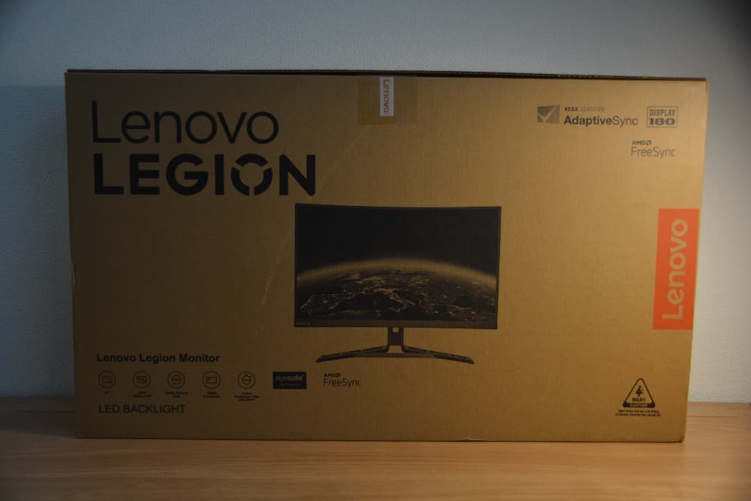 Legion R27qc-30（27型ゲーミングモニター／2K／180Hz Lenovo Legion R27qc-30 27