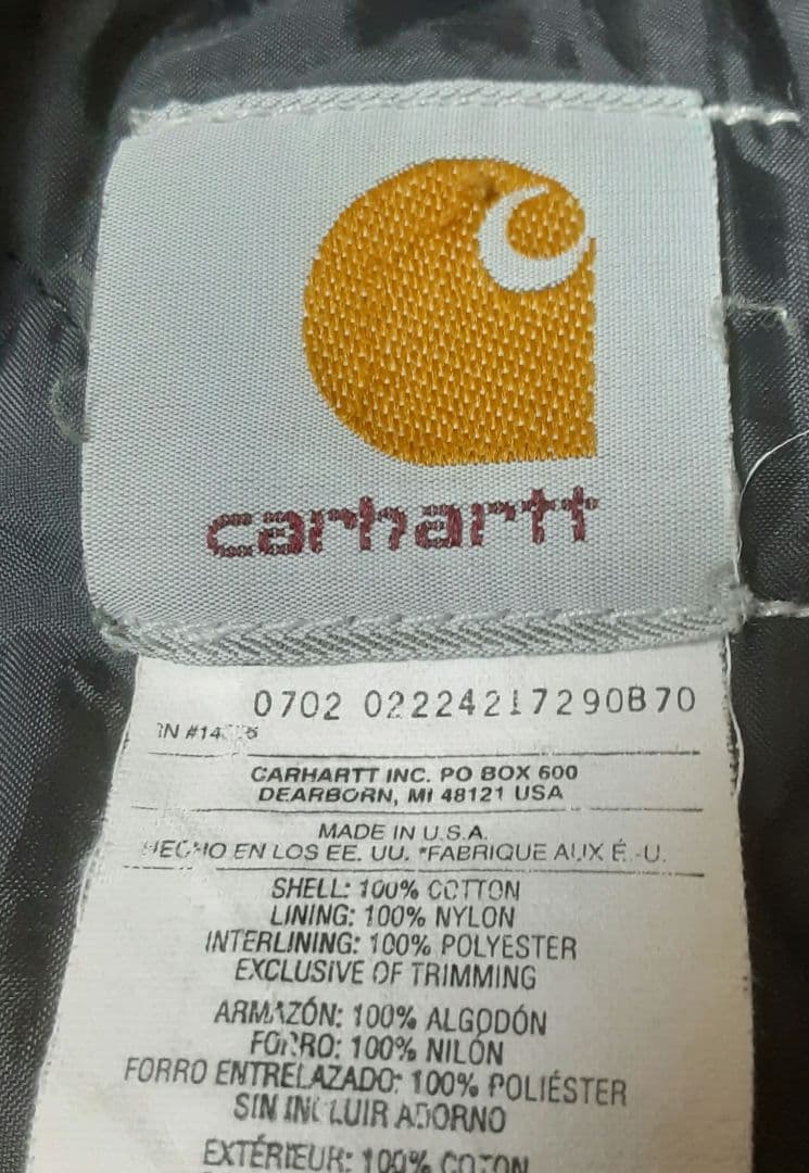 Carhartt ダックベストXL USA製 腰ゴム モス V02MOS - メルカリ