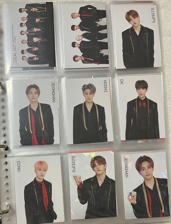 SEVENTEEN セブチ IDEAL CUT 会場 トレカセット SEVENTEEN IDEAL CUT セブチ 全種のトレカ一覧です 交換等にご自由にご