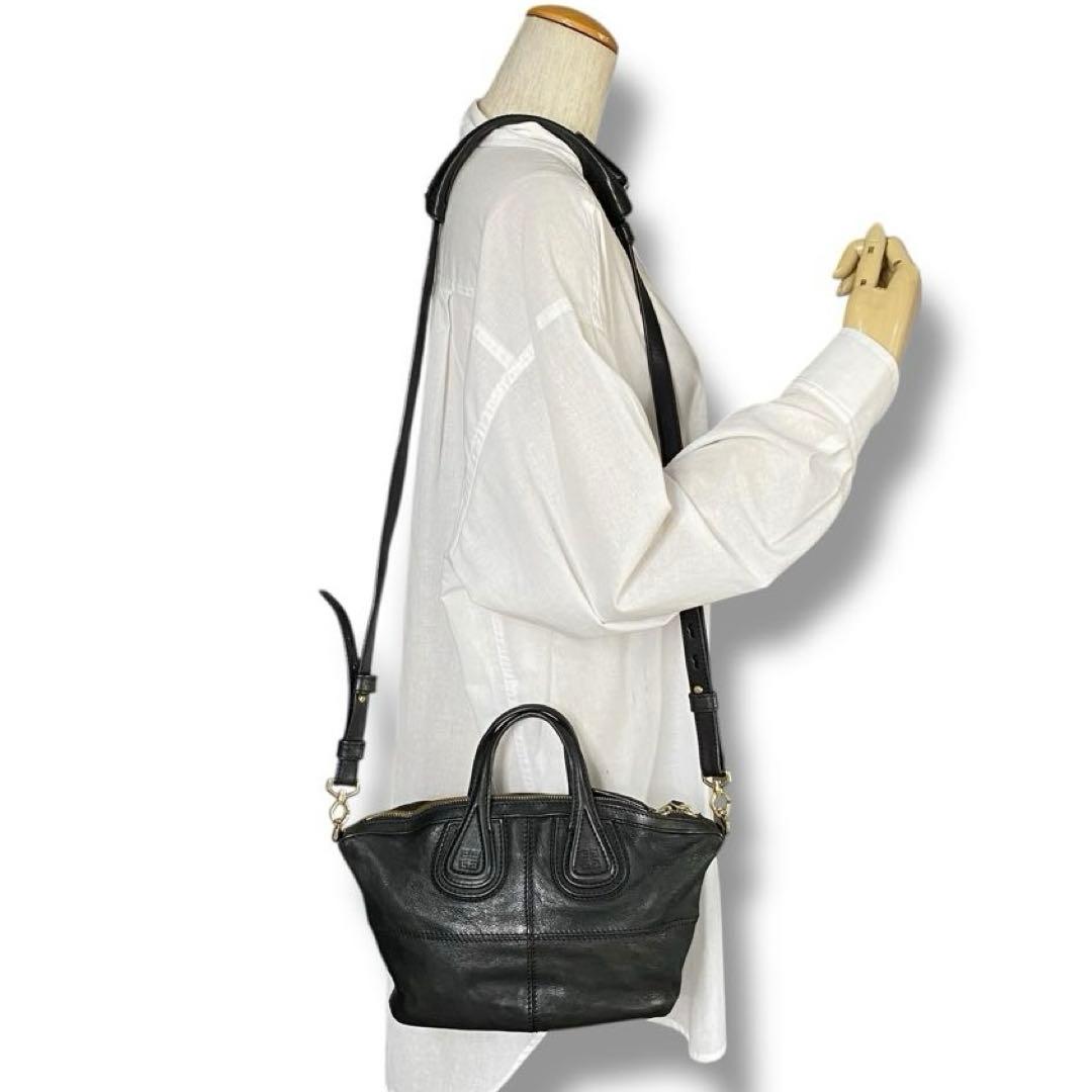 希少 GIVENCHY 4G ロゴ レザー 2WAY バッグ ナインチンゲール - メルカリ