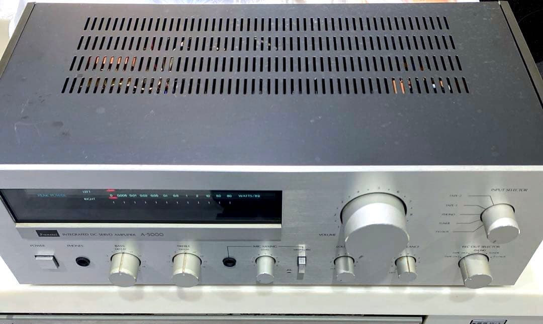 P*L様 Sansui プリメインアンプ A-5000 サンスイ 動作品 - メルカリ