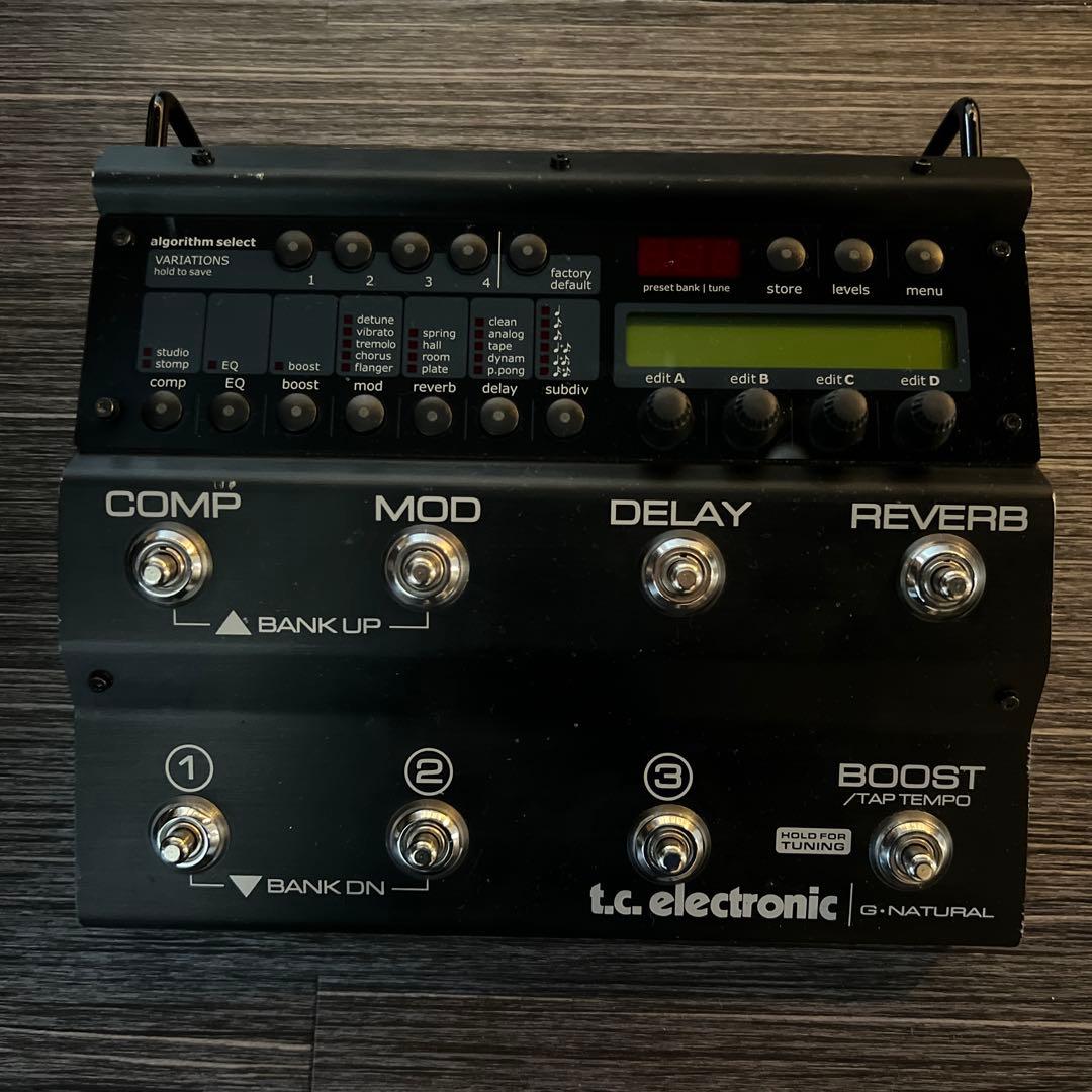 く*じ様 t.c. electronic G-Natural ギターエフェクター Amazon | t.c.electronic G-Natural | ディストーション・オーバー