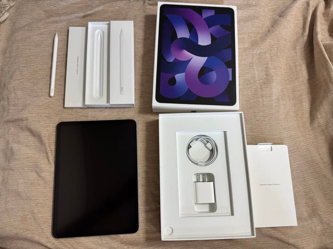 iPad Air (第5世代, 256GB) +Apple pencilセット 10.9インチ iPad Air（第5/4世代）用 Apple Pencil収納付きケース