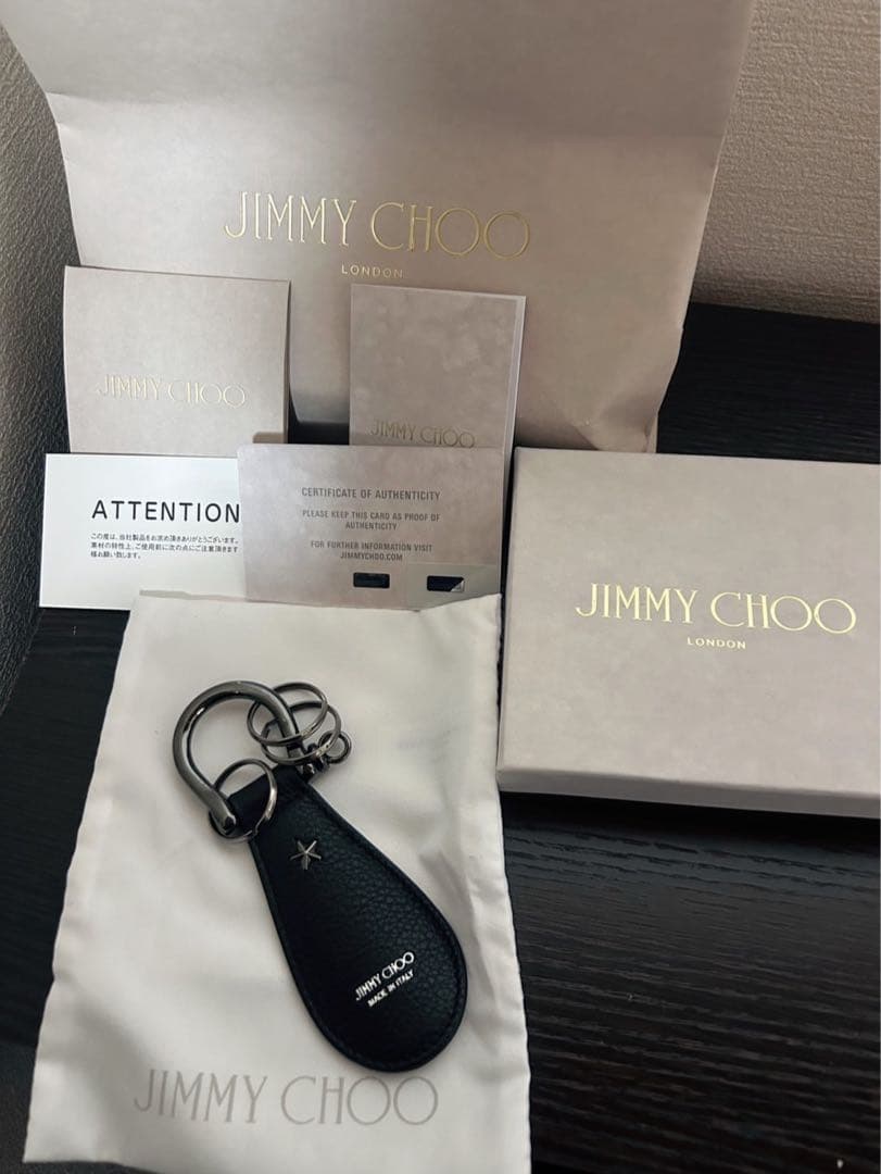 JIMMY CHOO レザーキーチャーム 楽天市場】Jimmy Choo ジミーチュウ キーリング WARREN GRC ワーレン
