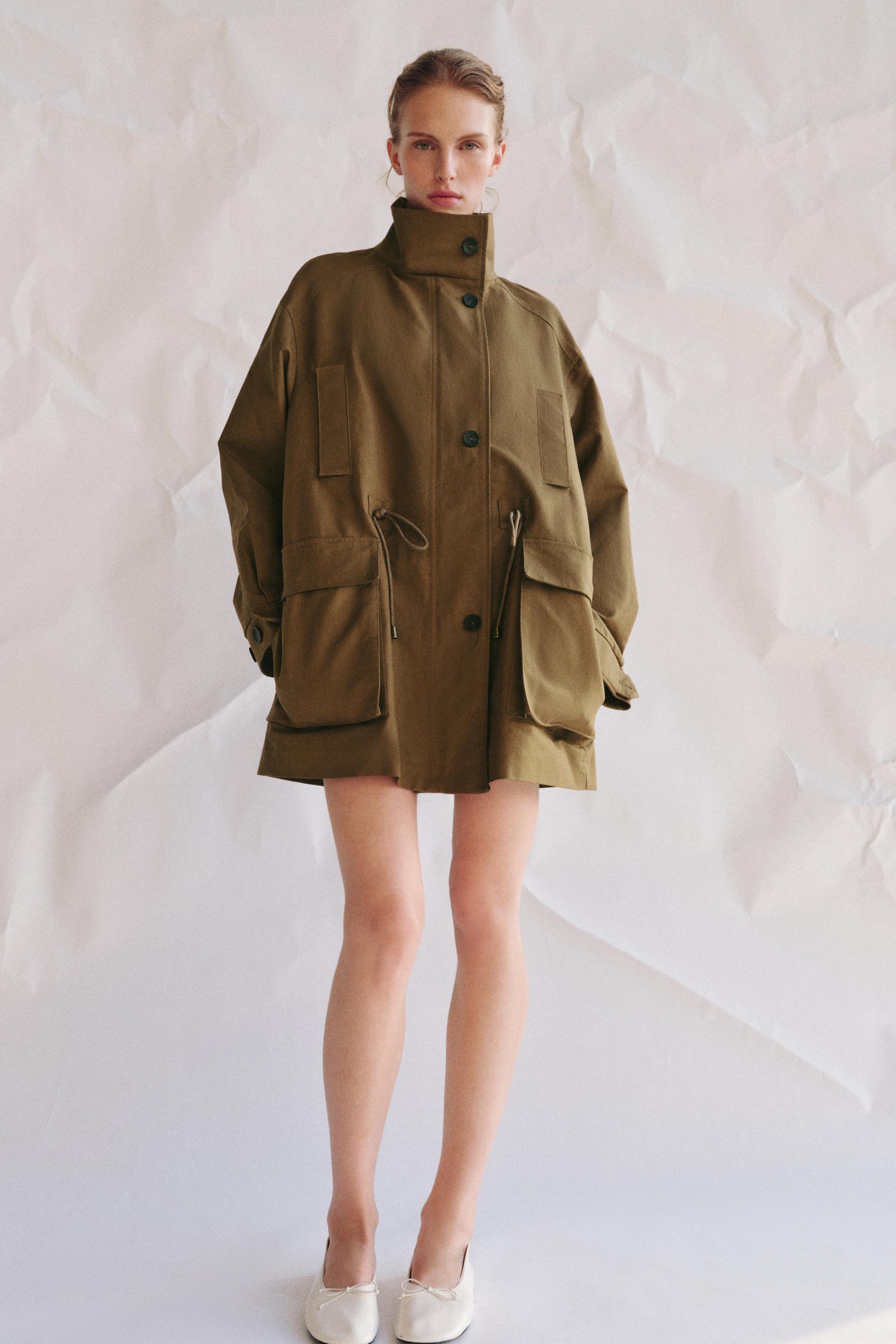 オーバーサイズパーカ ZW COLLECTION - ライトベージュ | ZARA Japan