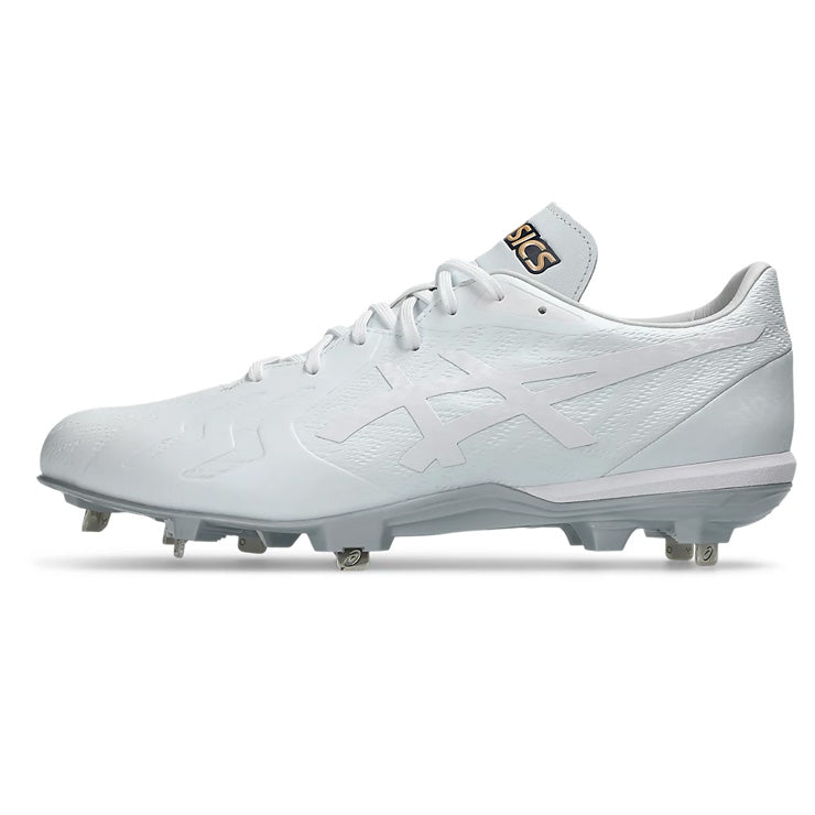2025モデル】アシックス 野球 白スパイク 金具スパイク ゴールド