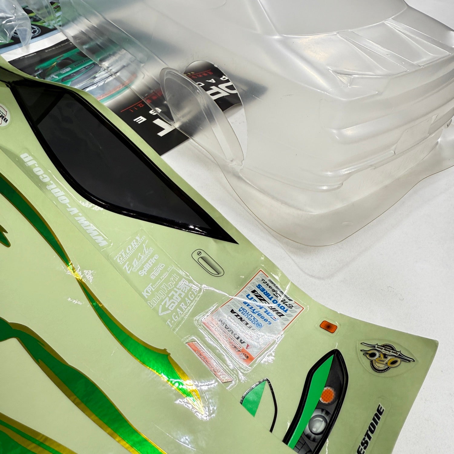 Nissan S15 Silvia Kei Office w/ Livery, Wing, 1-10 Body Set