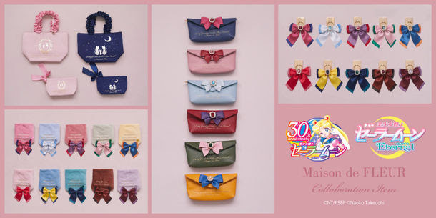 セーラームーン」Maison de FLEURと初コラボ♪ トートバッグ、ポーチ