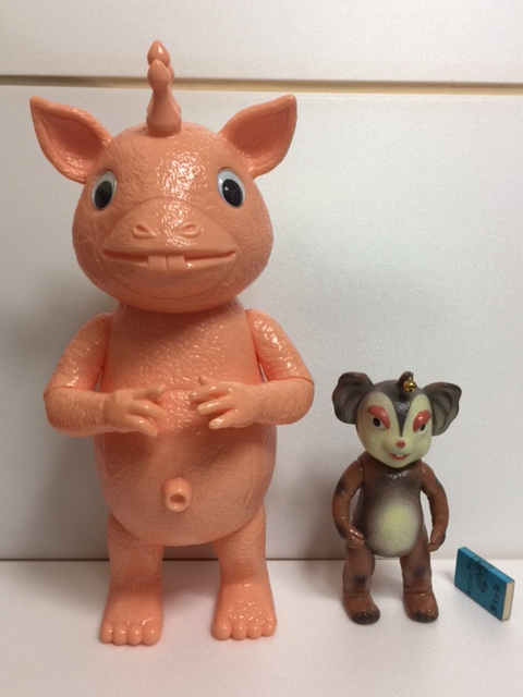 復刻版☆マルサン M1号 快獣（怪獣） デラックスブースカ ソフビ人形