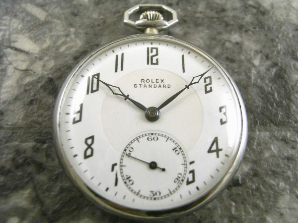 ロレックス・ROLEX 懐中時計 瀬戸文字盤 カテドラル針ブルースチール