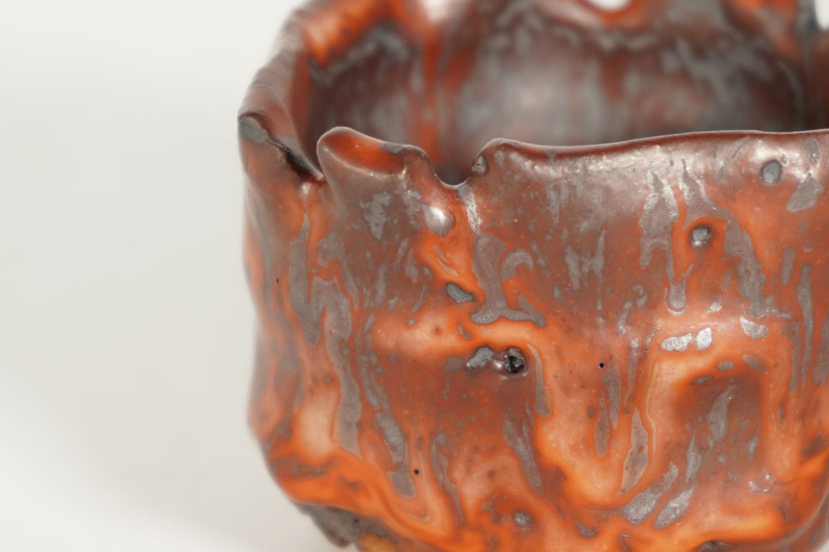 ぐい呑 炎舞志野 山田和 38 炎舞志野 ぐい呑