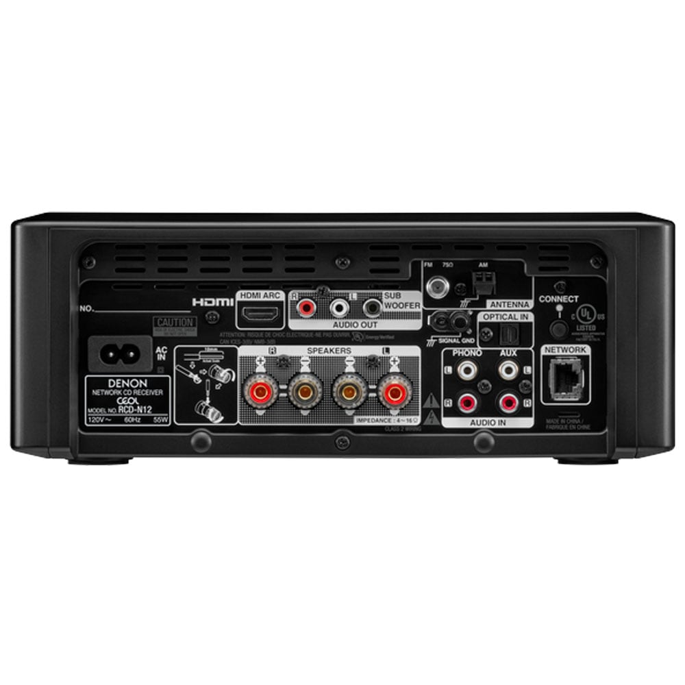 Denon RCD-N12 Mini All-In-One Hi-fi System - With Cd Player, Radio