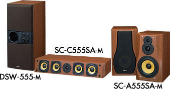 デンオン、マルチチャンネル用スピーカー「555シリーズ」