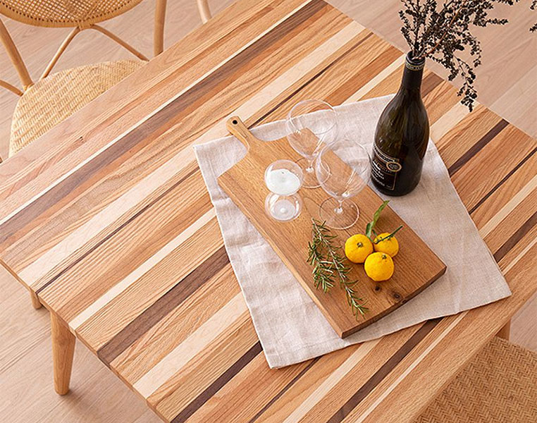 カラフルな寄木テーブル | ボー・デコール オンラインショップ