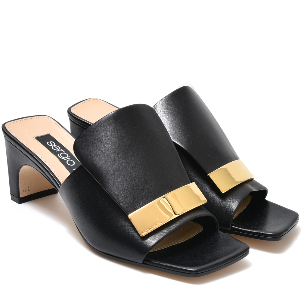 Sergio Rossi(セルジオ ロッシ)SR1 SANDAL ラムスキン レザータン