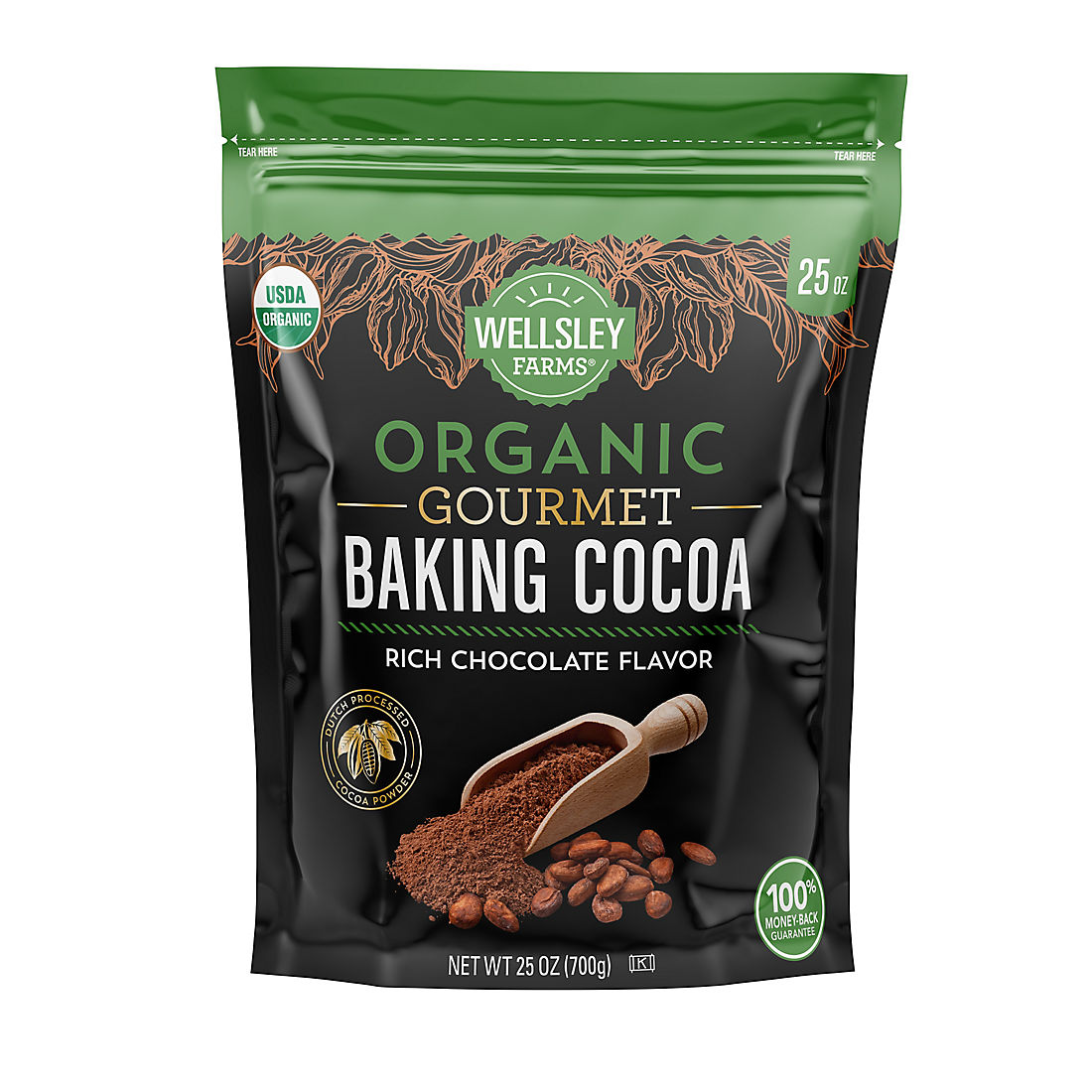 Wellsley Farms Organic Gourmet Baking Cocoa 25 oz | BJ's Wholesale