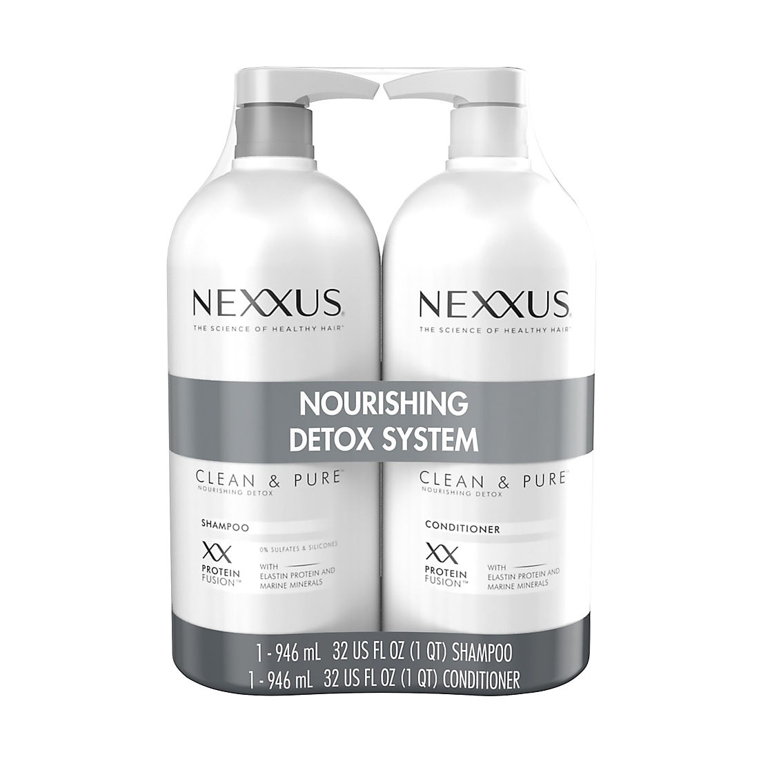 Nexxus Clean & Pure Shampoo & Conditioner, 2 pk./32 oz. | BJ's