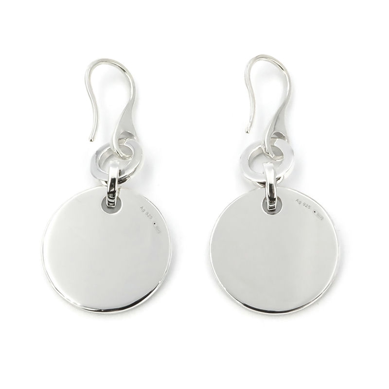 両耳 GUCCI ピアス シルバー グッチサークルトップ正規品 両耳 GUCCI