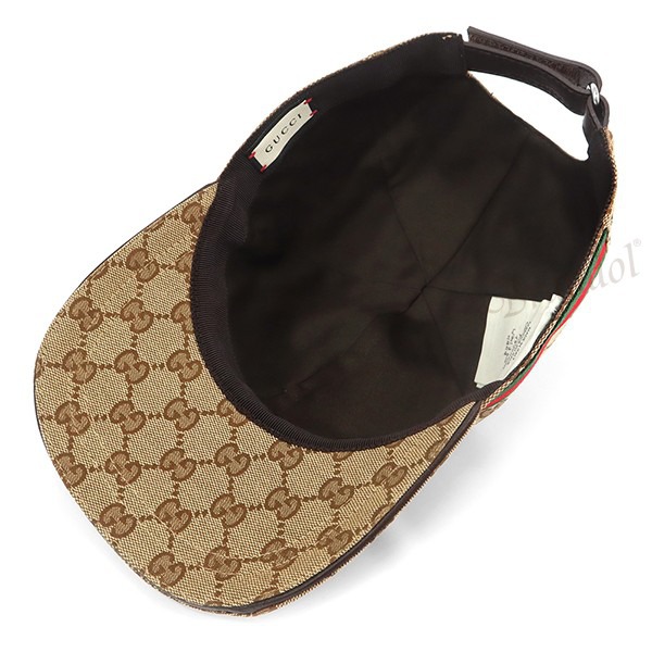 Brandol / GUCCI グッチ 帽子 オリジナルGGキャンバス ベースボール