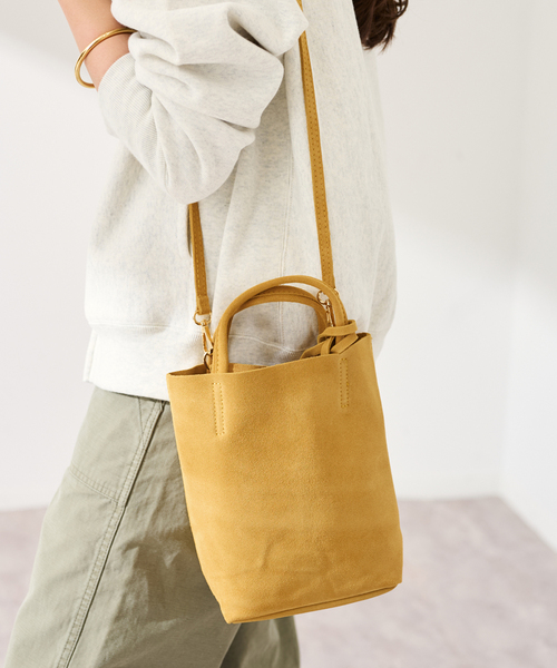 AULENTTI /オウレンティ 別注SUEDEMINI SHOULDER TOTE バッグ